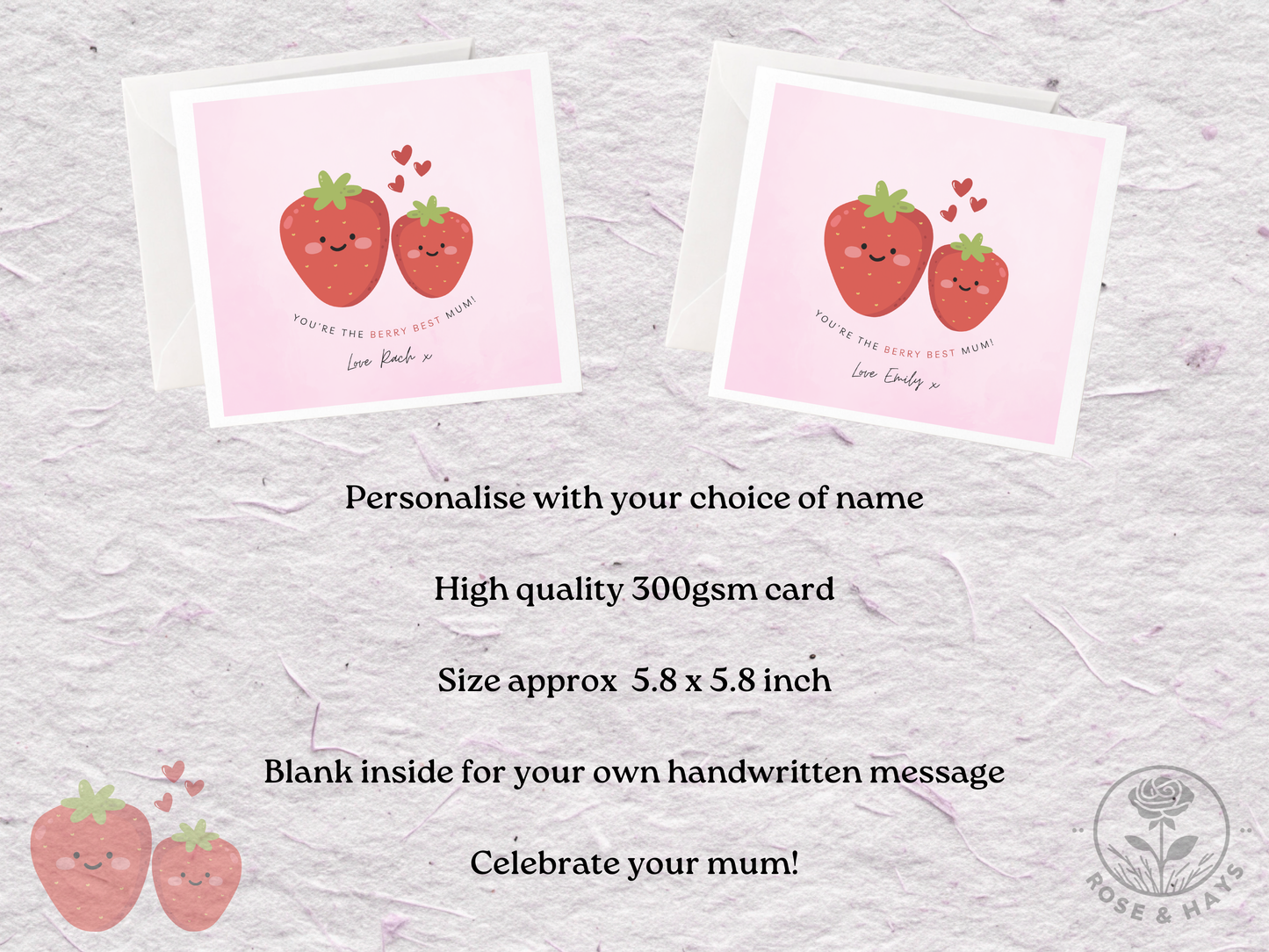 You’re The Berry Best Mum Card